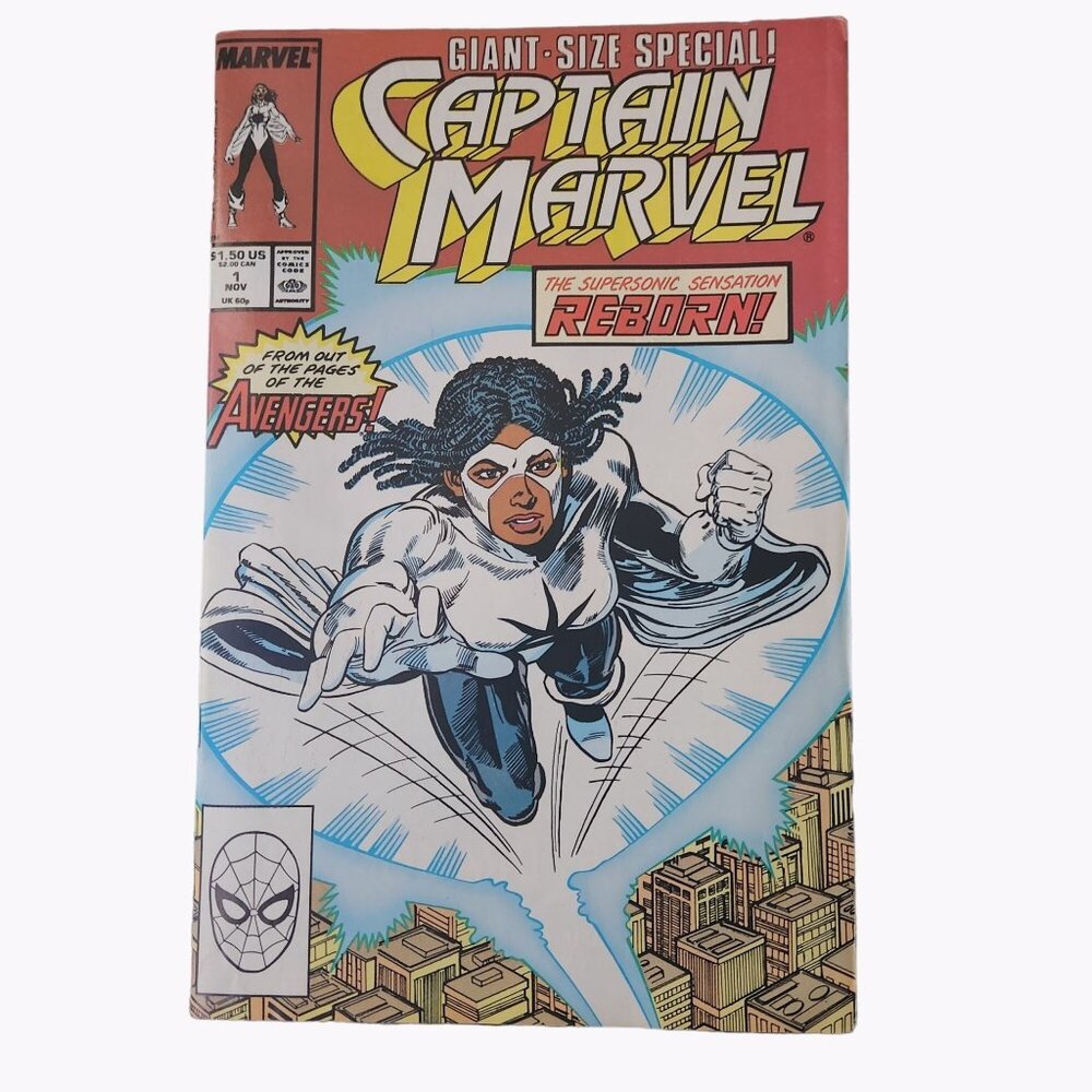 Captain Marvel Monica Rambeau #1 1989 Giant Size Special Comic Bagged Boarded